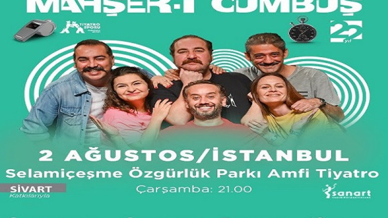 Mahşer-i Cümbüş, Doğaçlama Tiyatro Rüzgarıyla Selamiçeşme Özgürlük Parkı'nda! 