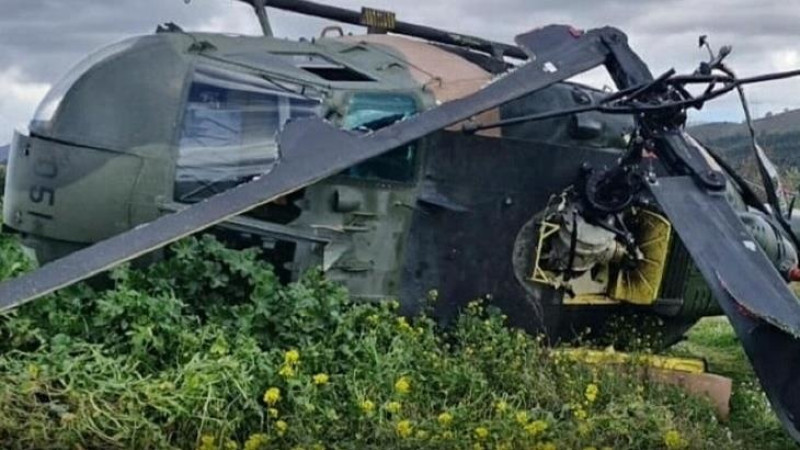 Urla'da askeri helikopter düştü, bölgeye ekipler sevk edildi