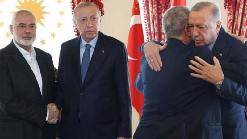 Erdoğan ile Hamas Siyasi Büro Başkanı Haniye görüşmesi sona erdi