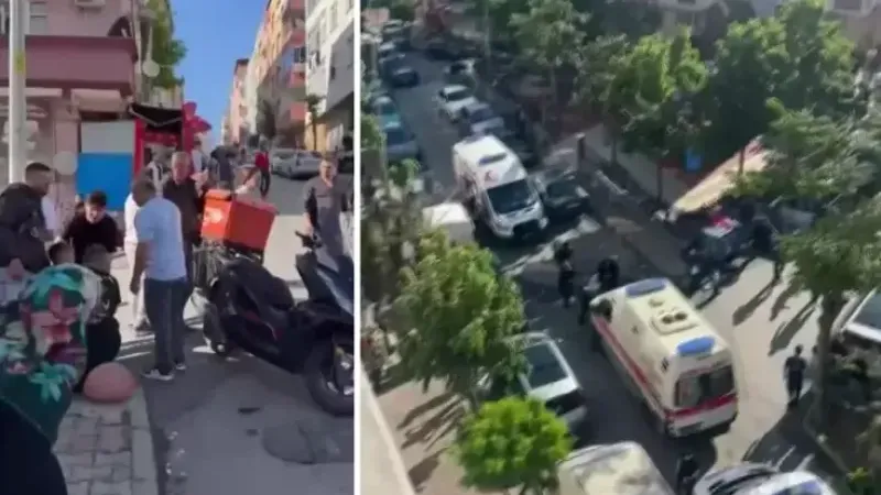 Yüzleri maskeli 2 kişi, çocuk parkını kana buladı