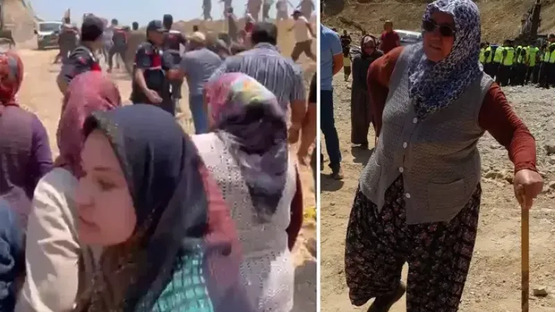 Isparta'da köylüyü isyan ettiren su projesi! Bastonlarıyla barikatları aştılar