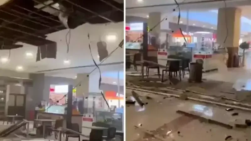 Beylikdüzü'ndeki alışveriş merkezinde asma tavan çöktü! 1 kişi yaralandı
