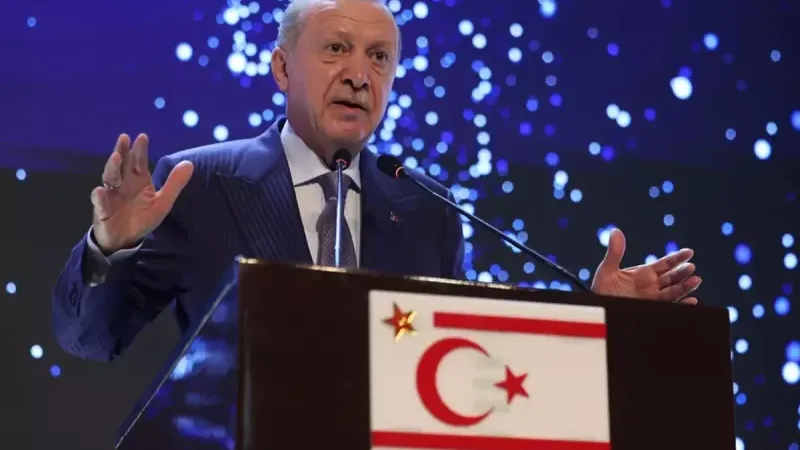 Erdoğan: Kıbrıs'ta federasyon modeline dayanan BM parametreleriyle vakit kaybedemeyiz