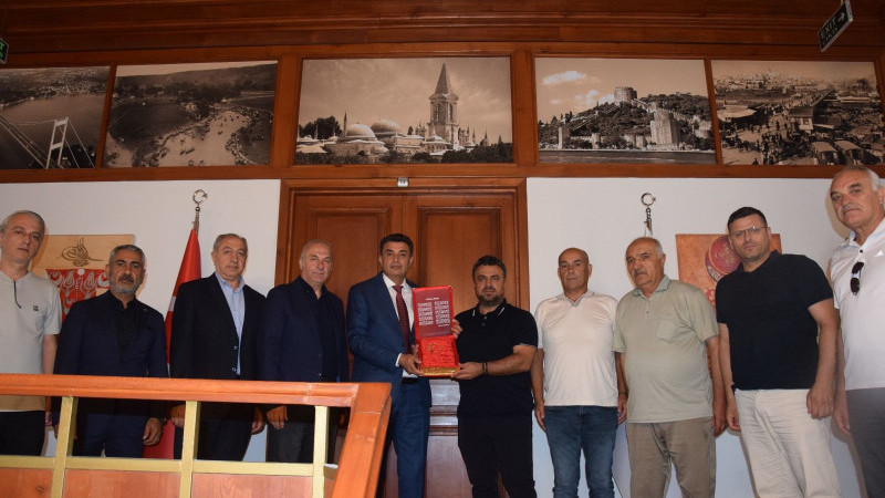 Kağıthane Erzurumlular Derneği’nden Kaymakam Yüksel Kara’ya Hayırlı Olsun Ziyareti