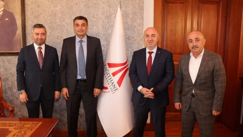 Kağıthane Kaymakamı Yüksel Kara'ya ziyaret seli