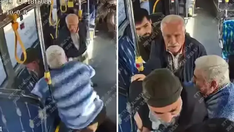 İETT otobüsündeki dehşet kamerada