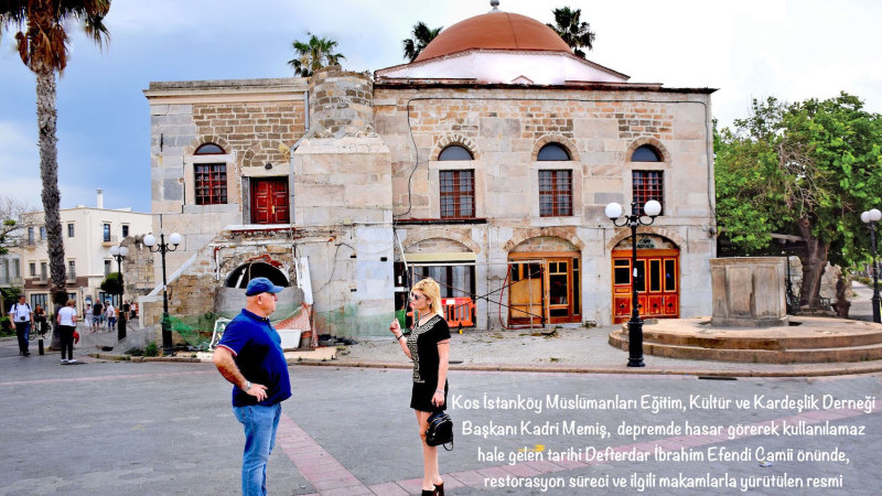 KOS/İSTANKÖY'ÜN 302 YILLIK İKONİK YAPISI TARİHİ CAMİİ, YENİDEN AYAĞA KALDIRILDI