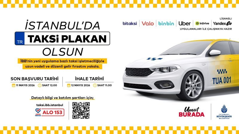 İBB’den uygulama bazlı taksiler için yeni ihale hazırlığı